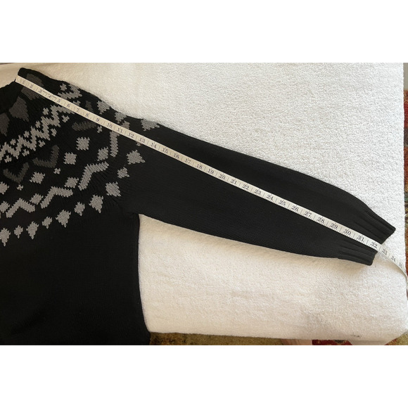 Armani Exchange A|X Mens Fair Isle Sweater Cable Knit Crew Neck heavyweight XXL - Picture 10 of 11